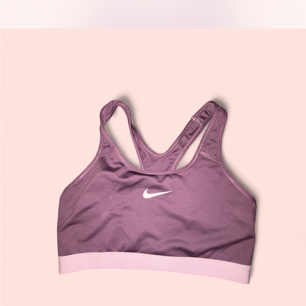 Nike Purple Sports Bra Racerback Performance